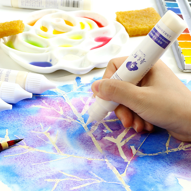 30ml Water Color Media Watercolor White Liquid Art Masking Fluid Glue Pigment Covering Liquid
30ml Water Color Media Watercolor White Liquid Art Masking Fluid Glue Pigment Covering Liquid