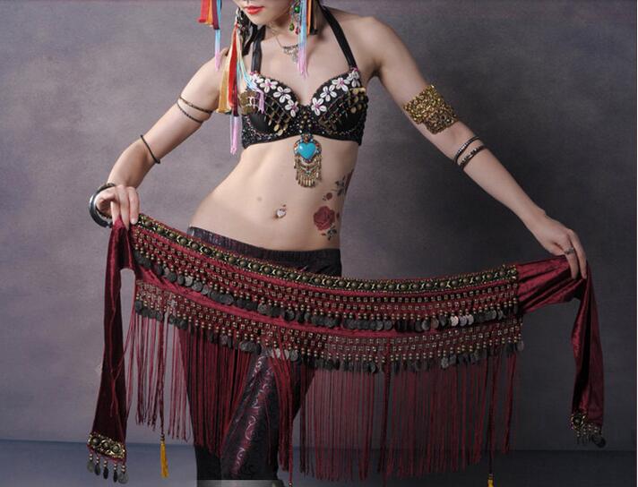Women Tribal Belly Dance Hip Scarves Belly Dancing Waist Belts on Sale ATS Hip Scarf with Fringe Coins Flannel Free Shipping, Black
Women Tribal Belly Dance Hip Scarves Belly Dancing Waist Belts on Sale ATS Hip Scarf with Fringe Coins Flannel Free Shipping, Black
