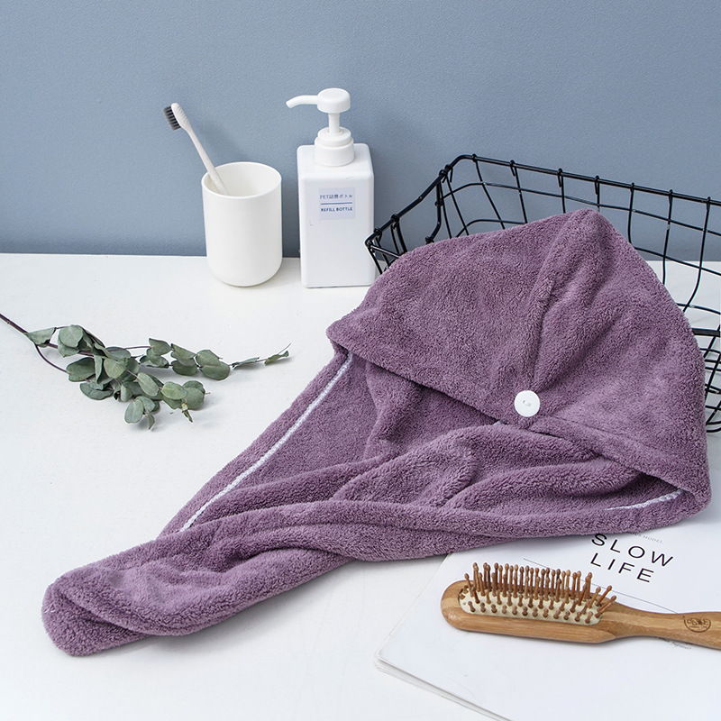 1pcs Microfibre After Shower Hair Drying Wrap Womens Girls Lady's Towel Quick Dry Hair Hat Cap Turban Head Wrap Bathing Tools