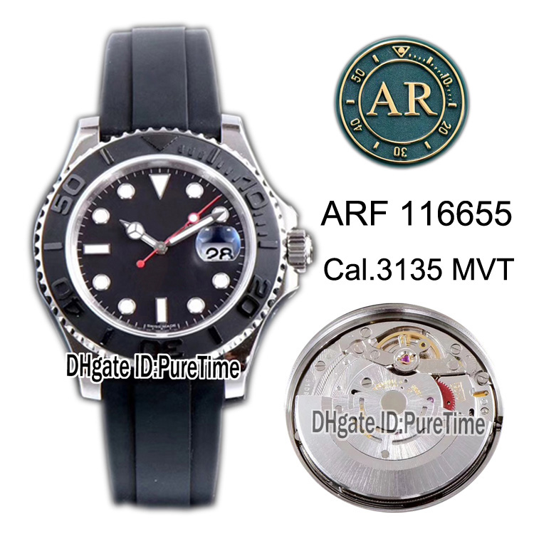 Best Edition ARF 40mm Y-M Steel Case Black Ceramic Bezel Black Dial Swiss Cal.3135 SH3135 Automatic Mens Watch Rubber Watches Puretime 02, Accessories (label)
Best Edition ARF 40mm Y-M Steel Case Black Ceramic Bezel Black Dial Swiss Cal.3135 SH3135 Automatic Mens Watch Rubber Watches Puretime 02, Accessories (label)