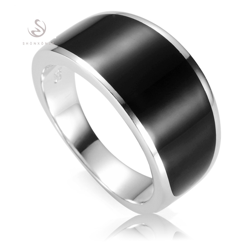 SHUNXUNZE sumptuousness Black enamel 925 sterling Silver Jewelry & Accessories male Rings for men dropshipping S-3776 size 7 8 9 10 11 12 13
SHUNXUNZE sumptuousness Black enamel 925 sterling Silver Jewelry & Accessories male Rings for men dropshipping S-3776 size 7 8 9 10 11 12 13