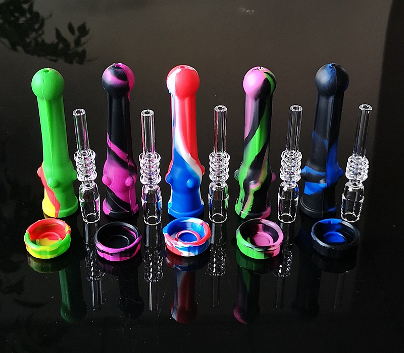 Silicone Nector Collector Kit With 14mm Quartz Nail Oil Container Silicone NC Kits Oil Dab Rigs Water Pipes
Silicone Nector Collector Kit With 14mm Quartz Nail Oil Container Silicone NC Kits Oil Dab Rigs Water Pipes