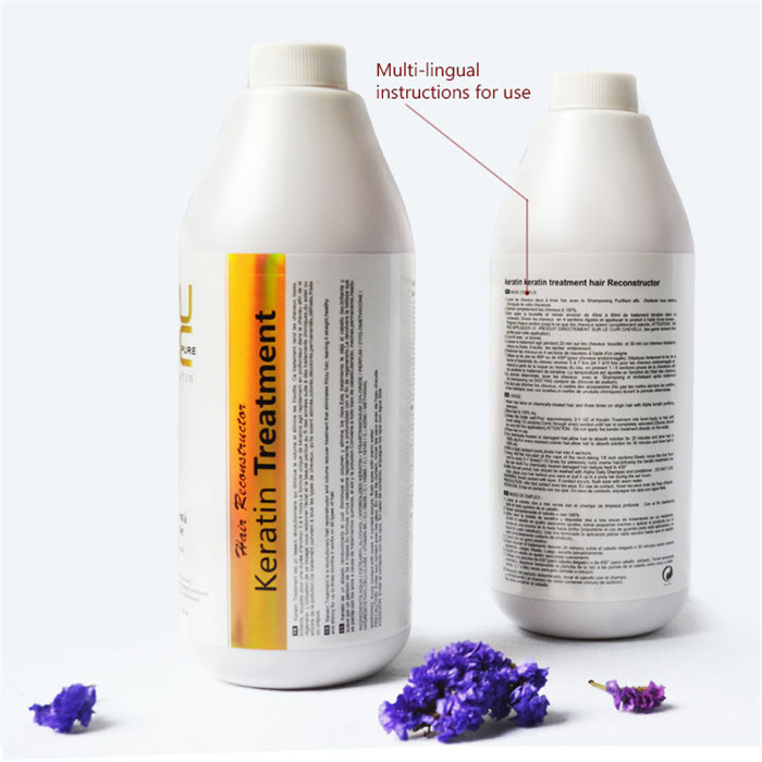 Luxury PURC Keratin Smoothing 8% Formlain Repair Damaged Make Hair Smooth And Shine With Chocolate Smell Y260312