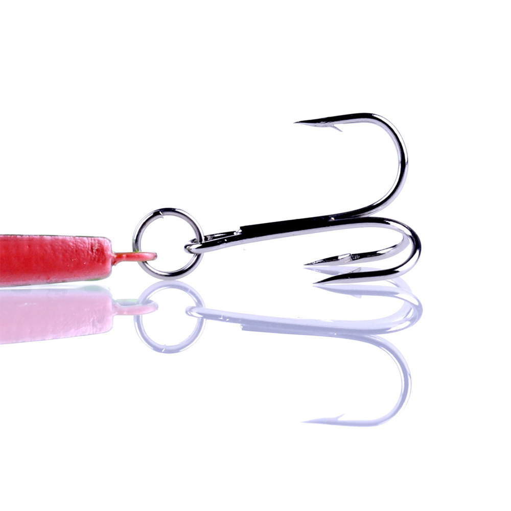 HENGJIA 50pcs new lead metal fishing lures freshwater bass pesca baits with iron plating fishing tackle 21g 7cm carp fishing3096