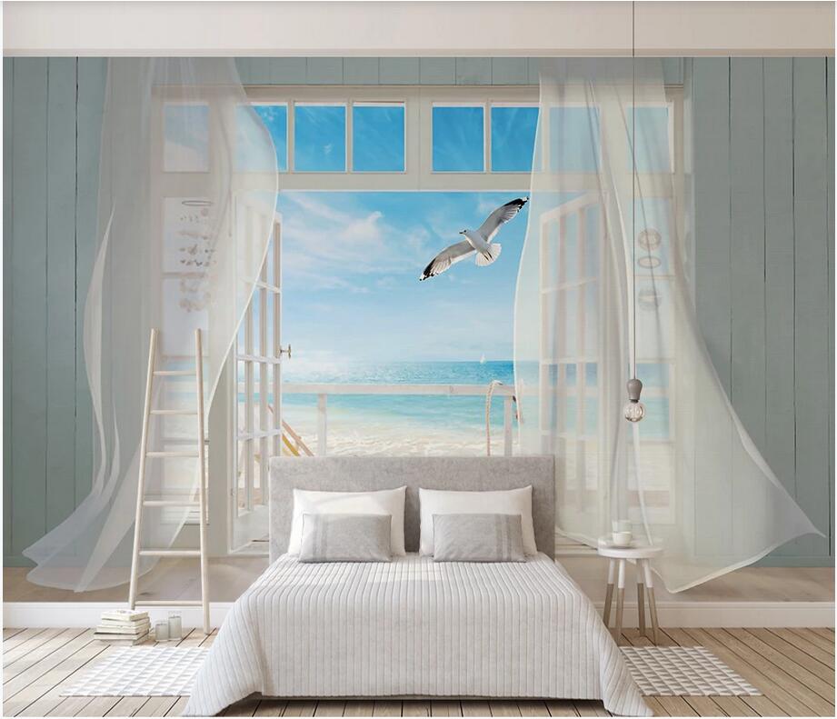 custom photo 3d wallpaper murals 3D three-dimensional window seascape background wall painting home decoration wall art 3d stickers, Non-woven wallpaper
custom photo 3d wallpaper murals 3D three-dimensional window seascape background wall painting home decoration wall art 3d stickers, Non-woven wallpaper