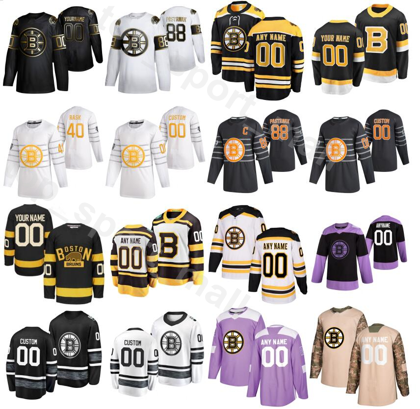 Boston Bruins 2020 Ice Hockey 52 Sean Kuraly Jersey 25 Brandon Carlo 48 Matt Grzelcyk 10 Anders Bjork 14 Chris Wagner Jake DeBrusk от DHgate WW