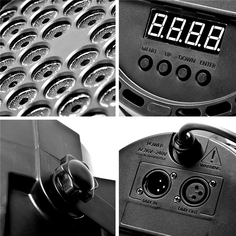 New Sale 54x3w Waterproof Outdoor RGBW LED Par Lights IP65 DMX512 Profeesioal Stage Disco DJ Equipment