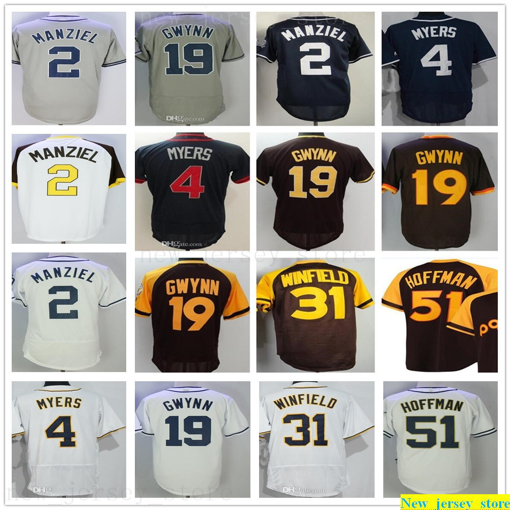 Custom Mens Women Youth 4 Wil Myers Jersey Stitched Baseball 19 Tony Gwynn 31 Dave Winfield 2 Johnny Manziel 51 Trevor Hoffman Jerseys, Blue;black
Custom Mens Women Youth 4 Wil Myers Jersey Stitched Baseball 19 Tony Gwynn 31 Dave Winfield 2 Johnny Manziel 51 Trevor Hoffman Jerseys, Blue;black