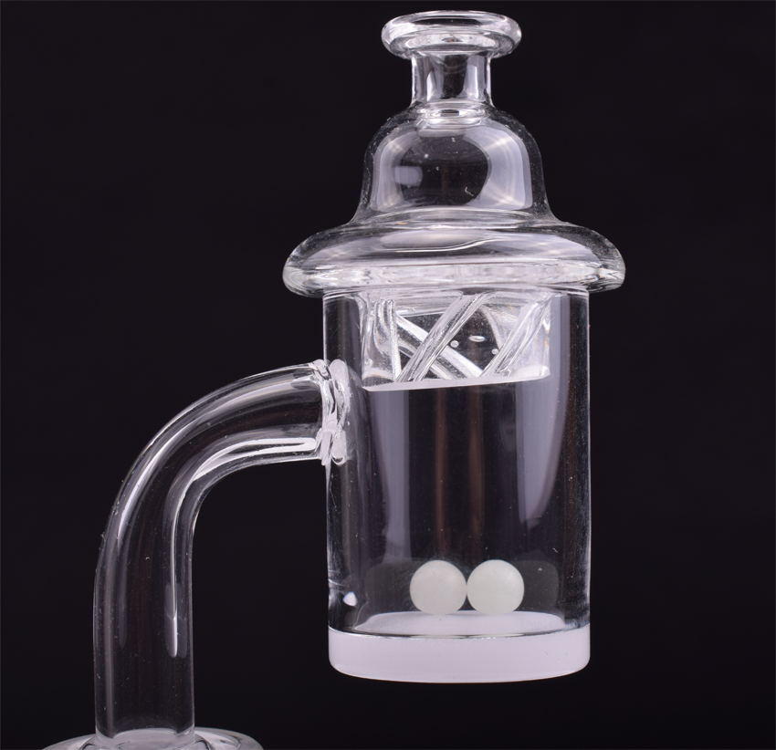 Quartz Banger Nail with Spinning Carb Cap and Terp Pearl Female Male 10mm 14mm 18mm Joint 90 Degrees for Dab rigs glass bongs
Quartz Banger Nail with Spinning Carb Cap and Terp Pearl Female Male 10mm 14mm 18mm Joint 90 Degrees for Dab rigs glass bongs