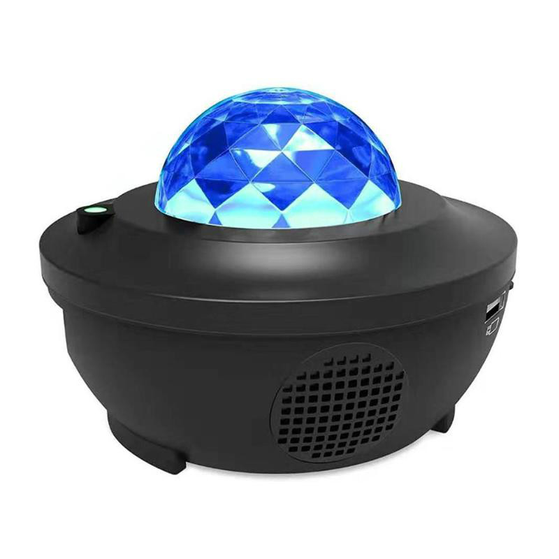 Colorful Starry Sky Projector Light Bluetooth USB Voice Control Music Player Speaker LED Night Light Galaxy Star Projection Lamp Birthday