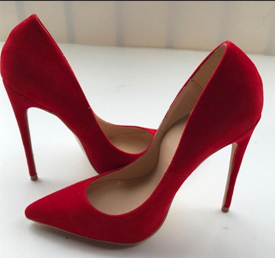 2019 Red Bottom Pump Patent leather Suede Pigalle Heels WOMEN wedding shoes Pointed Toe fine heels sexy Woman red sole High Heels 34-45
2019 Red Bottom Pump Patent leather Suede Pigalle Heels WOMEN wedding shoes Pointed Toe fine heels sexy Woman red sole High Heels 34-45