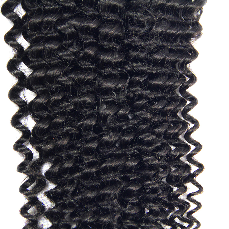 Clip in Ponytail Extension Long Straight Kinky Thick Curly Hair Fluffy Pony Tail Wrap Around 24 Inch - Black