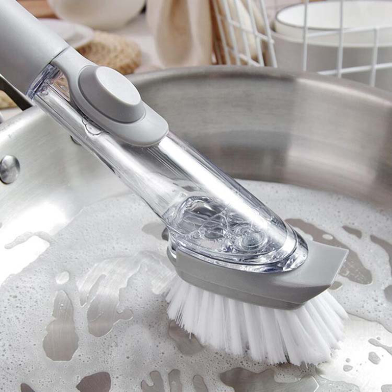 Automatic Liquid Addition Cleaning Brush Kitchen Scrubber Washing Dish Bowl With Refill Liquid Soap Dispenser Dish Sponge Pot Cleaner Tools
Automatic Liquid Addition Cleaning Brush Kitchen Scrubber Washing Dish Bowl With Refill Liquid Soap Dispenser Dish Sponge Pot Cleaner Tools