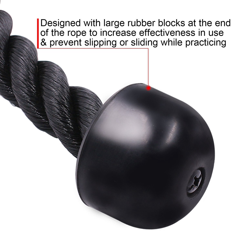 Super sell-Fitness Equipment Nylon Drawstring Biceps Drawstring Triceps For Exercise Triceps, Biceps, Back, Shoulder