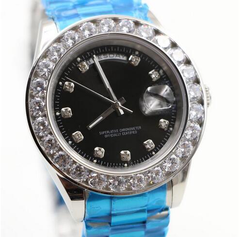 Hot Sale Luxury Wristwatch Stainless Steel Bracelet President White Bigger Diamond Dial Ceramic Bezel Mechanical Men watch reloj Watches
Hot Sale Luxury Wristwatch Stainless Steel Bracelet President White Bigger Diamond Dial Ceramic Bezel Mechanical Men watch reloj Watches