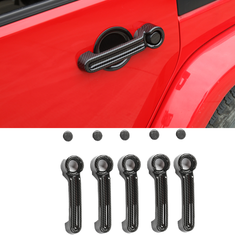 ABS Door Handle Decorative Trim (Carbon fiber) for 4 Doors Jeep Wrangler JK 2007-2017 Auto Exterior Accessories
ABS Door Handle Decorative Trim (Carbon fiber) for 4 Doors Jeep Wrangler JK 2007-2017 Auto Exterior Accessories
