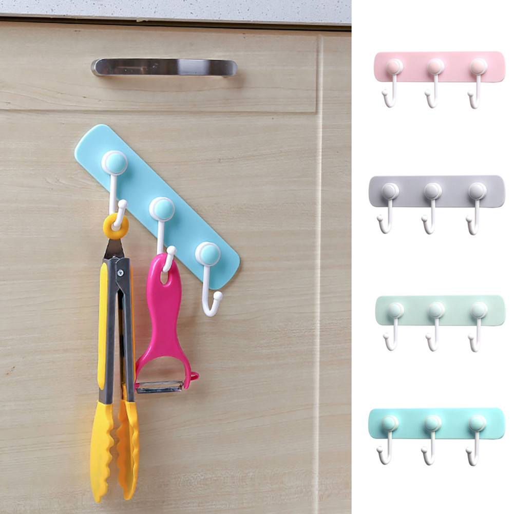 1 pcs Rotating 3 Hooks Self Adhesive Hooks Door Wall Sticky Hanger Organizer Towel Holder Bathroom Kitchen Organizer Kitchenware
1 pcs Rotating 3 Hooks Self Adhesive Hooks Door Wall Sticky Hanger Organizer Towel Holder Bathroom Kitchen Organizer Kitchenware