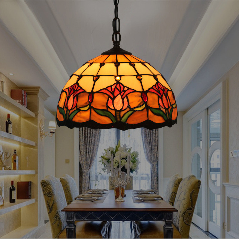 12 Inch Red Tulip Pendant Lamp Bar Restaurant Colored Glass Luminaire Suspension American Rural Tiffany Retro Glass Lamp
12 Inch Red Tulip Pendant Lamp Bar Restaurant Colored Glass Luminaire Suspension American Rural Tiffany Retro Glass Lamp