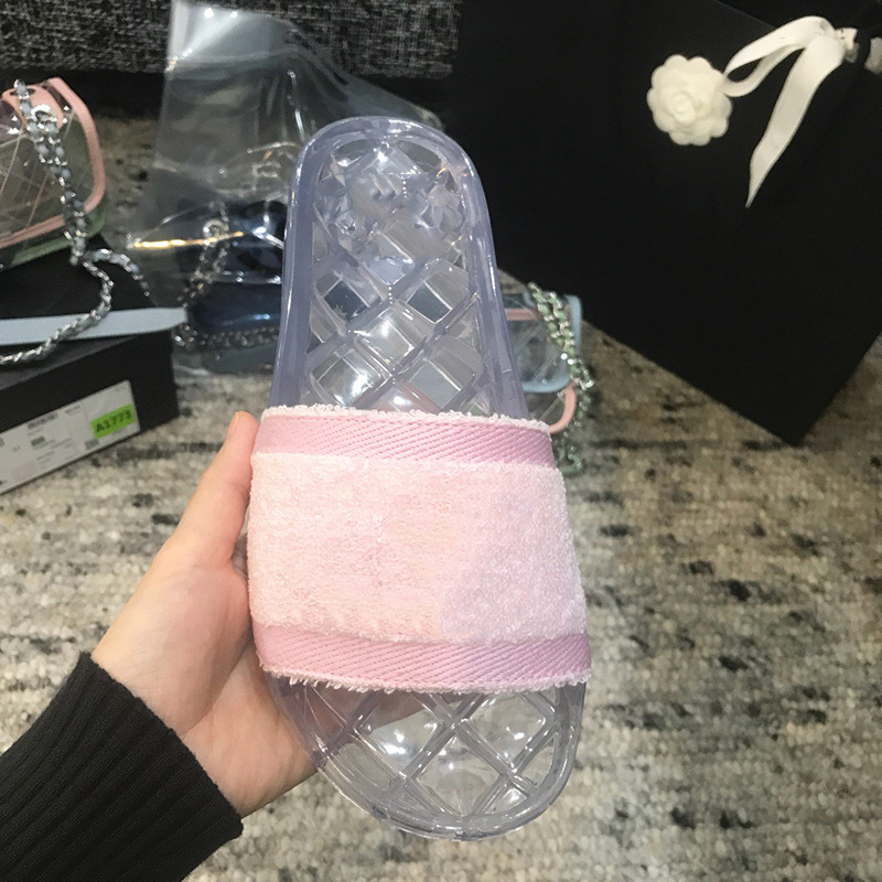 Women Jelly Transparent PVC Clear Sandals Slippers Rubber Slide Sandal Floral Brocade Gear bottoms Flip Flops Striped Beach Slipper, As picture 10
Women Jelly Transparent PVC Clear Sandals Slippers Rubber Slide Sandal Floral Brocade Gear bottoms Flip Flops Striped Beach Slipper, As picture 10
