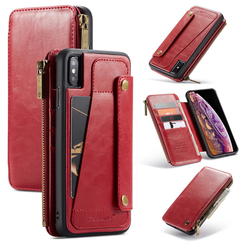 Fashion Zipper Wallet Leather Cover Case For iphone X XS 8 7 6 6S Plus Phone 2 in 1 Detachable Folio Magnetic Card Holder Bag, Black
Fashion Zipper Wallet Leather Cover Case For iphone X XS 8 7 6 6S Plus Phone 2 in 1 Detachable Folio Magnetic Card Holder Bag, Black