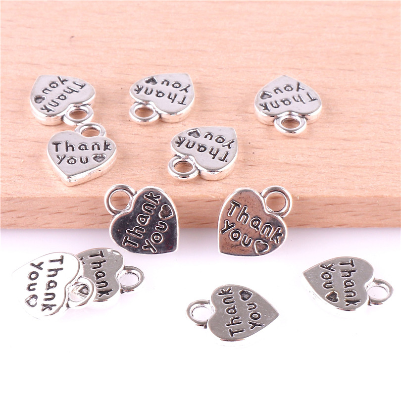 23294 115PCS Charm Vintage Silver Metal Alloy Thank you Heart Charm Bracelet Necklace Earring Jewelry Accessories Pendant
23294 115PCS Charm Vintage Silver Metal Alloy Thank you Heart Charm Bracelet Necklace Earring Jewelry Accessories Pendant