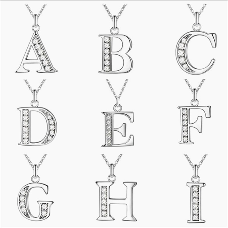 Pendant Necklaces Simple Shinning 26 Letters European And American Choker Necklace For Women Charms Pendants Fashion Jewelry Bijoux Wholesal
Pendant Necklaces Simple Shinning 26 Letters European And American Choker Necklace For Women Charms Pendants Fashion Jewelry Bijoux Wholesal