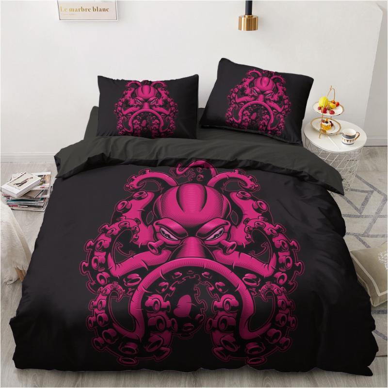 3D Bedding Sets Animal Jellyfish Duvet Quilt Cover Set Comforter Bed Linen Pillowcase King Queen Full 210*210 Home Texitle, Jellyfish002-black
3D Bedding Sets Animal Jellyfish Duvet Quilt Cover Set Comforter Bed Linen Pillowcase King Queen Full 210*210 Home Texitle, Jellyfish002-black