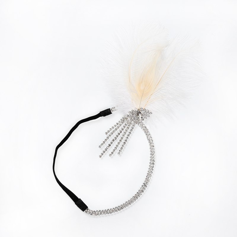 Gatsby Bridal Feather Headband Indian Bohemian Headgear Headdress Women Girls Children