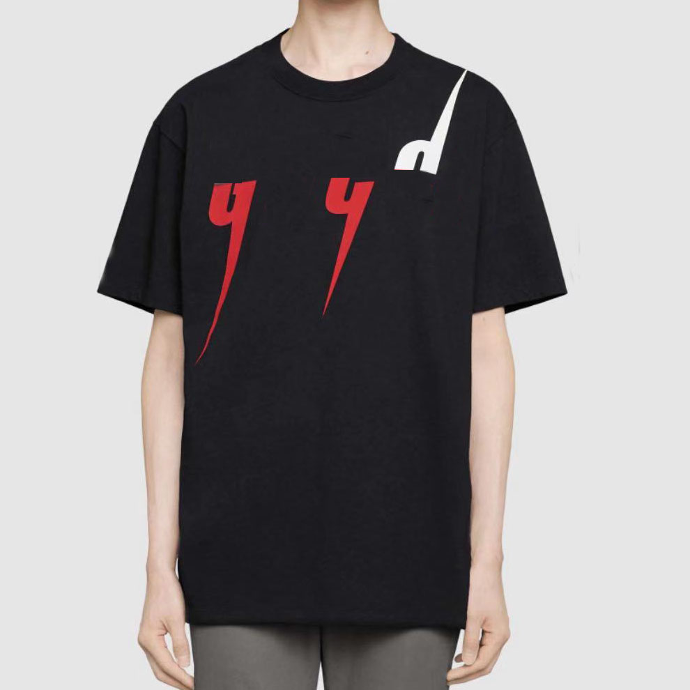 19SS Summer T Shirt Logo Men Tee Made In Italy Fashion Designer Short-sleeved Letters Printed Luxury T-shirt Women Clothing S-2XL