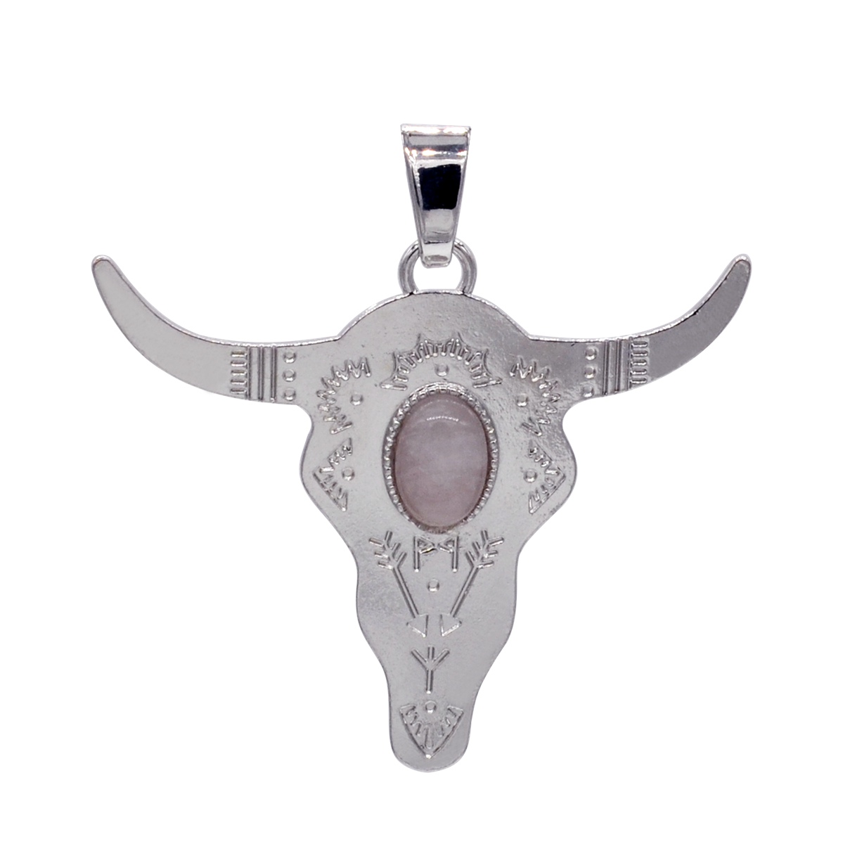 Bull head alloy pendant jewelry antique exquisite carving charm necklace women's thin chain