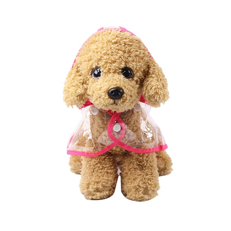 Pet Rain Coat Waterproof PVC Transparent Windproof Rainy Clothing Dog Puppy Jacket Hoodie Teddy Clothes Raincoat Summer Pets Coa
