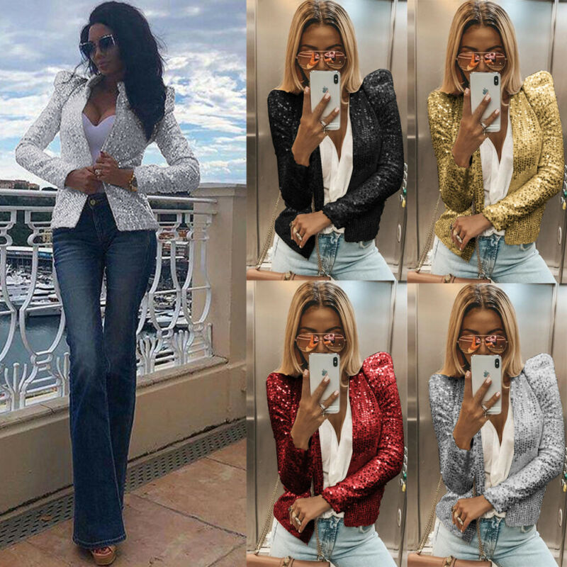 Jackets For Women 2020 Fashion Women' Blazer Long Sleeve Short Coat Button Coat Slim Office Lady Jacket Tops Blazer Feminino, Black
Jackets For Women 2020 Fashion Women' Blazer Long Sleeve Short Coat Button Coat Slim Office Lady Jacket Tops Blazer Feminino, Black