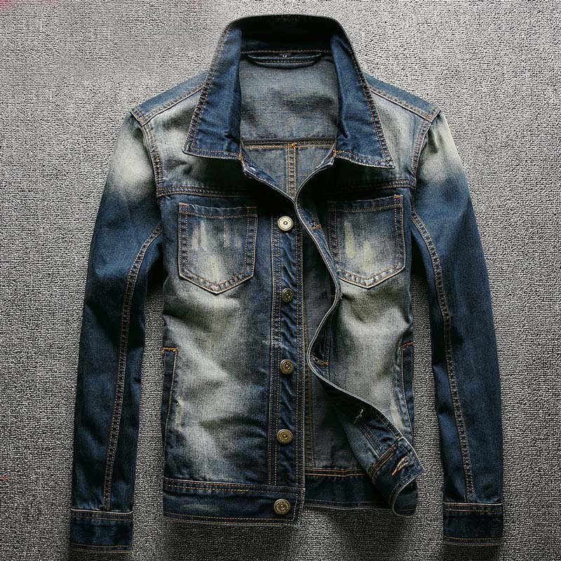 Denim Jacket Men' Jean Jacket Jeans Men Fall 2018 Fashion Clothes Male 3XL Plus Size spring Autumn Coat Men, Blue
Denim Jacket Men' Jean Jacket Jeans Men Fall 2018 Fashion Clothes Male 3XL Plus Size spring Autumn Coat Men, Blue