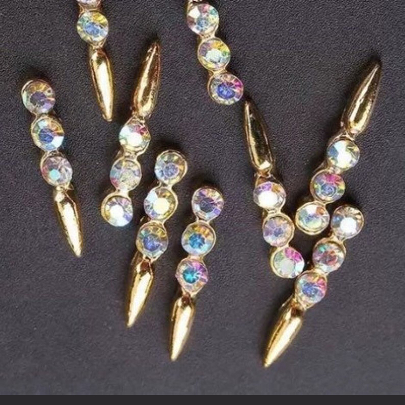 100pcs nail jewellery, False nail jewel, 3D gems, 2X12 charms, jewelry, jewels, 3D crown. Gold gem. JC1
100pcs nail jewellery, False nail jewel, 3D gems, 2X12 charms, jewelry, jewels, 3D crown. Gold gem. JC1