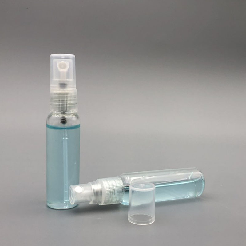 10ML Clear Fine mist Atomizer Mini Refillable Clear Glass Perfume Sample Empty Bottle 1/3Oz Cosmetic Pump Atomizer Vial Tube