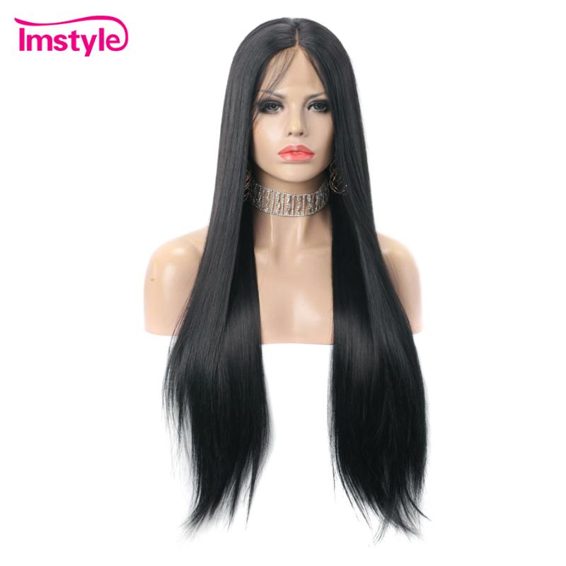 Imstyle Long Black Wigs For Women Straight Hair Synthetic Lace Front Wig Wiht Baby Hair Heat Resistant Fiber Natural Hairline, #1b
Imstyle Long Black Wigs For Women Straight Hair Synthetic Lace Front Wig Wiht Baby Hair Heat Resistant Fiber Natural Hairline, #1b