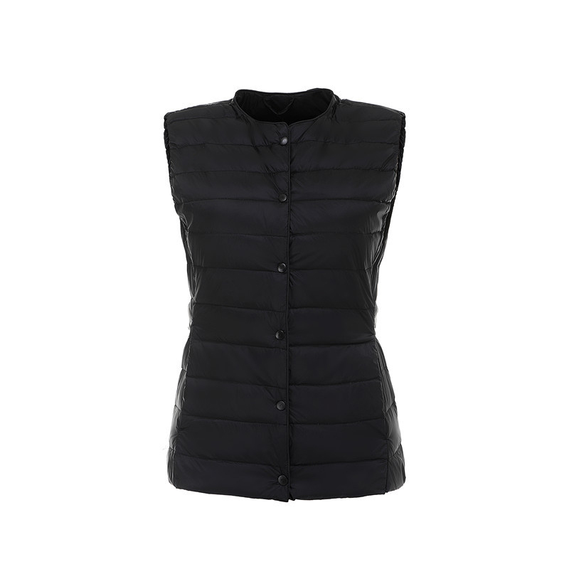 FYYIYI Autumn Winter Thin Light Slim Down Vest Women's Sleeveless Short Jacket 2019 Office Lady Large Size Round Neck Down Coats, Green
FYYIYI Autumn Winter Thin Light Slim Down Vest Women's Sleeveless Short Jacket 2019 Office Lady Large Size Round Neck Down Coats, Green