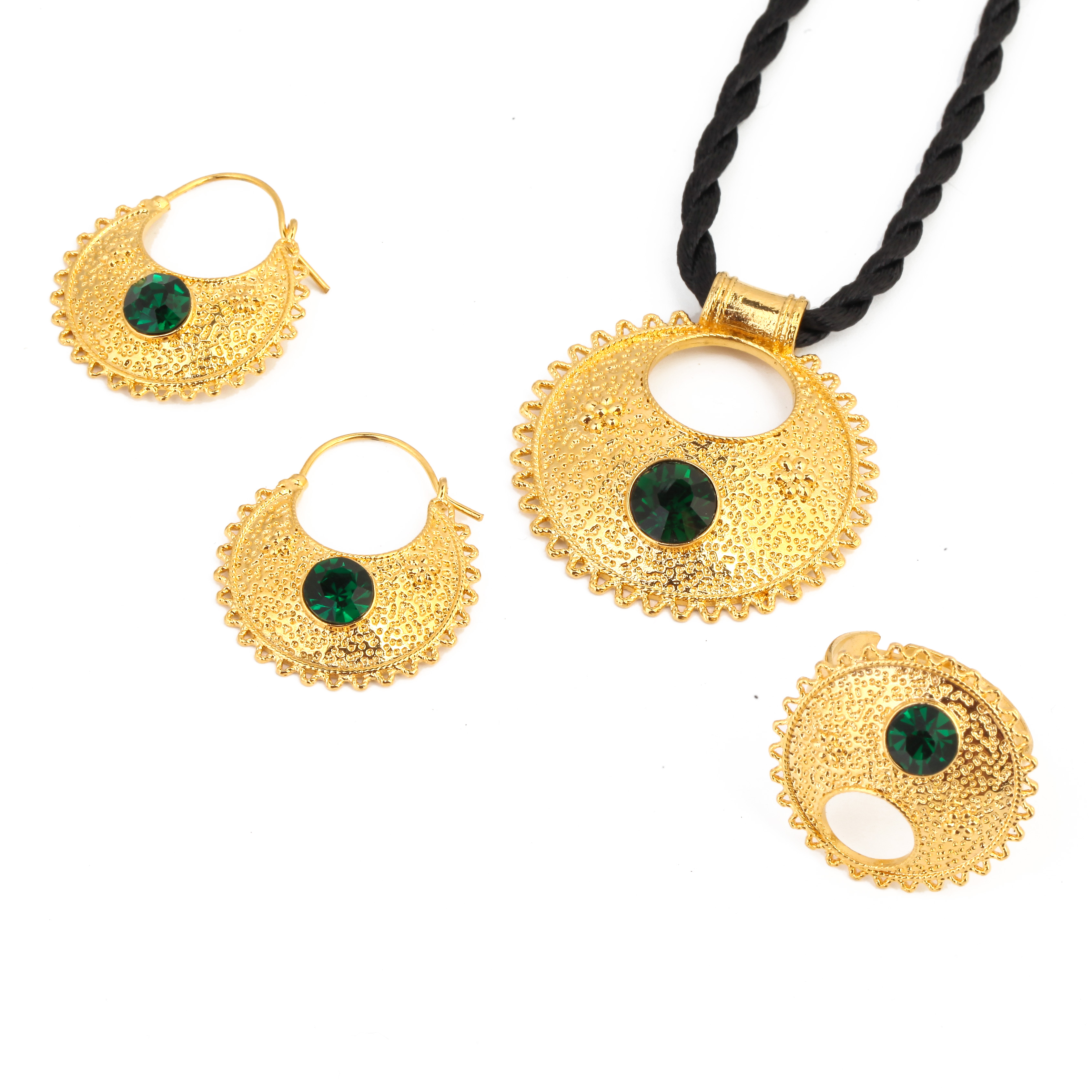 Stone Ethiopian Jewelry sets Pendant Necklaces Earrings Ring Ethiopia Gold Color Africa Bride Wedding Eritrea set, Dark blue
Stone Ethiopian Jewelry sets Pendant Necklaces Earrings Ring Ethiopia Gold Color Africa Bride Wedding Eritrea set, Dark blue