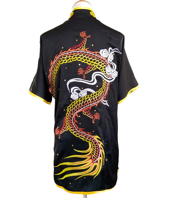 Chinese wushu uniform Kungfu clothes Martial arts suit taolu outfit Routine garment changquan kimono for men women boy girl kids a