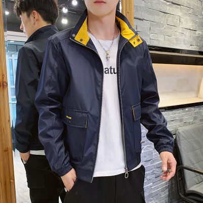 Jacket Mens 21Ss Autumn New Korean Youth Student Fashion Brand Coat Slim And Handsome Casual Men's Wear
