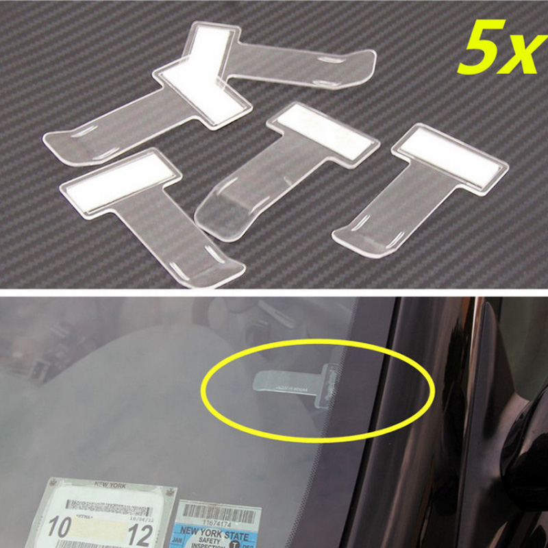 5PCS Car Vehicle Parking Ticket Permit Holder Clip Sticker Windscreen Window Fastener Stickers Kit Car Accessories
5PCS Car Vehicle Parking Ticket Permit Holder Clip Sticker Windscreen Window Fastener Stickers Kit Car Accessories