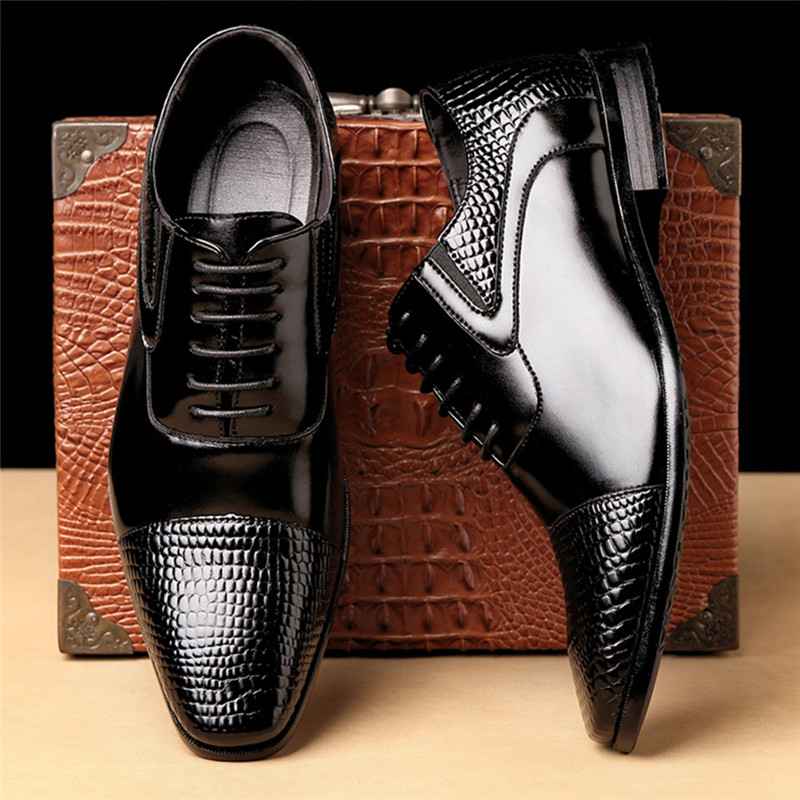 39-48 leather shoes men business Stylish comfortable Gentleman's formal shoes men, Brown 
39-48 leather shoes men business Stylish comfortable Gentleman's formal shoes men, Brown