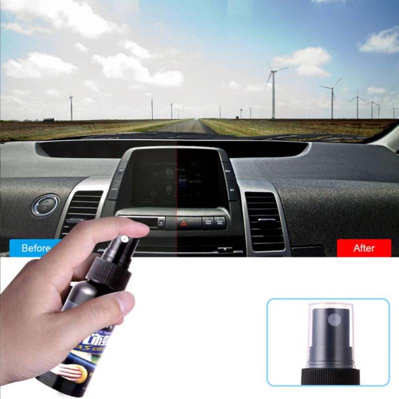120ML Car Polish Interior Wax Cleaner Waxing Leather Surface Seat Plastic Retreading Agent Automotive Polishing DIY Cars Repair