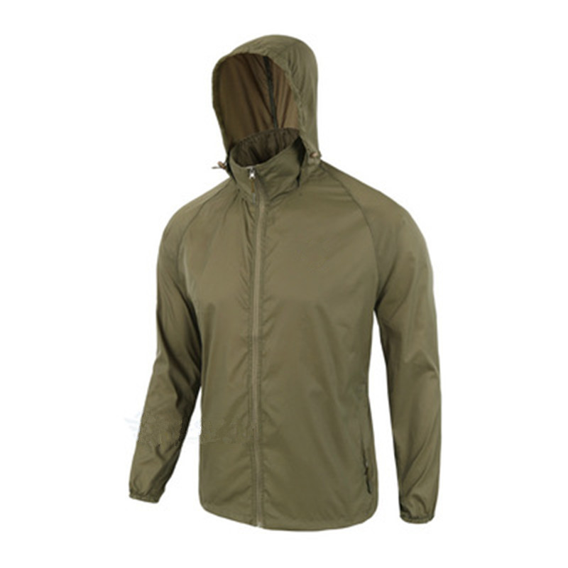 Summer outdoor sun protection clothing Men beach camping camouflage protection skin CP green models hooded thin jackets, Gray
Summer outdoor sun protection clothing Men beach camping camouflage protection skin CP green models hooded thin jackets, Gray