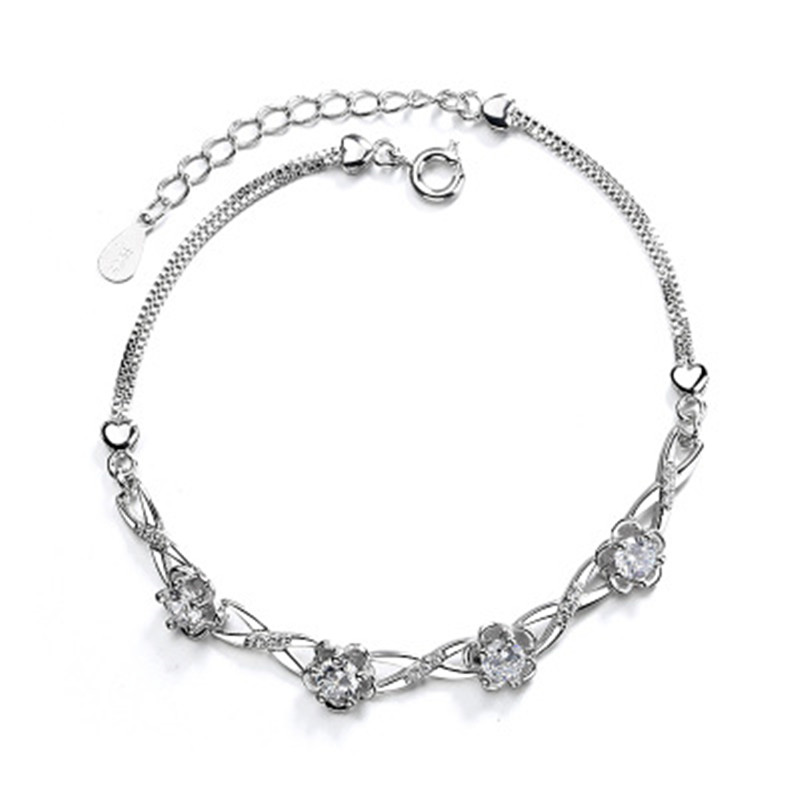 Delicate Peach Blossom Rhinestone Bracelet For Women Girls Lover Party Valentine's Day Gifts Jewelry Accessory
Delicate Peach Blossom Rhinestone Bracelet For Women Girls Lover Party Valentine's Day Gifts Jewelry Accessory