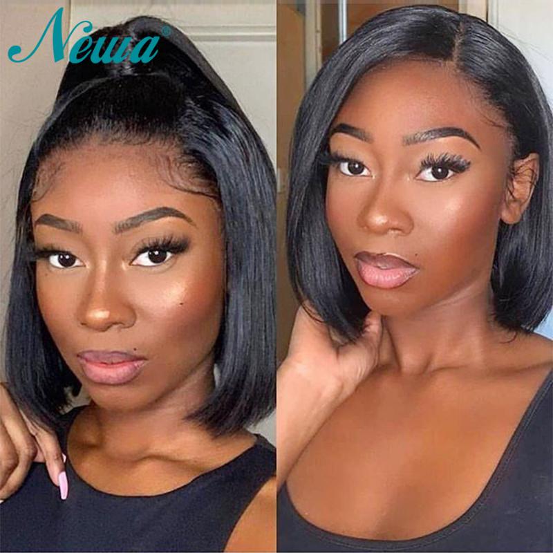 Brazilian Lace Front Human Hair Wigs Remy Lace Frontal Wigs Pre Plucked Bleached knots Short Straight Front Bob Wig Newa, Natural color
Brazilian Lace Front Human Hair Wigs Remy Lace Frontal Wigs Pre Plucked Bleached knots Short Straight Front Bob Wig Newa, Natural color