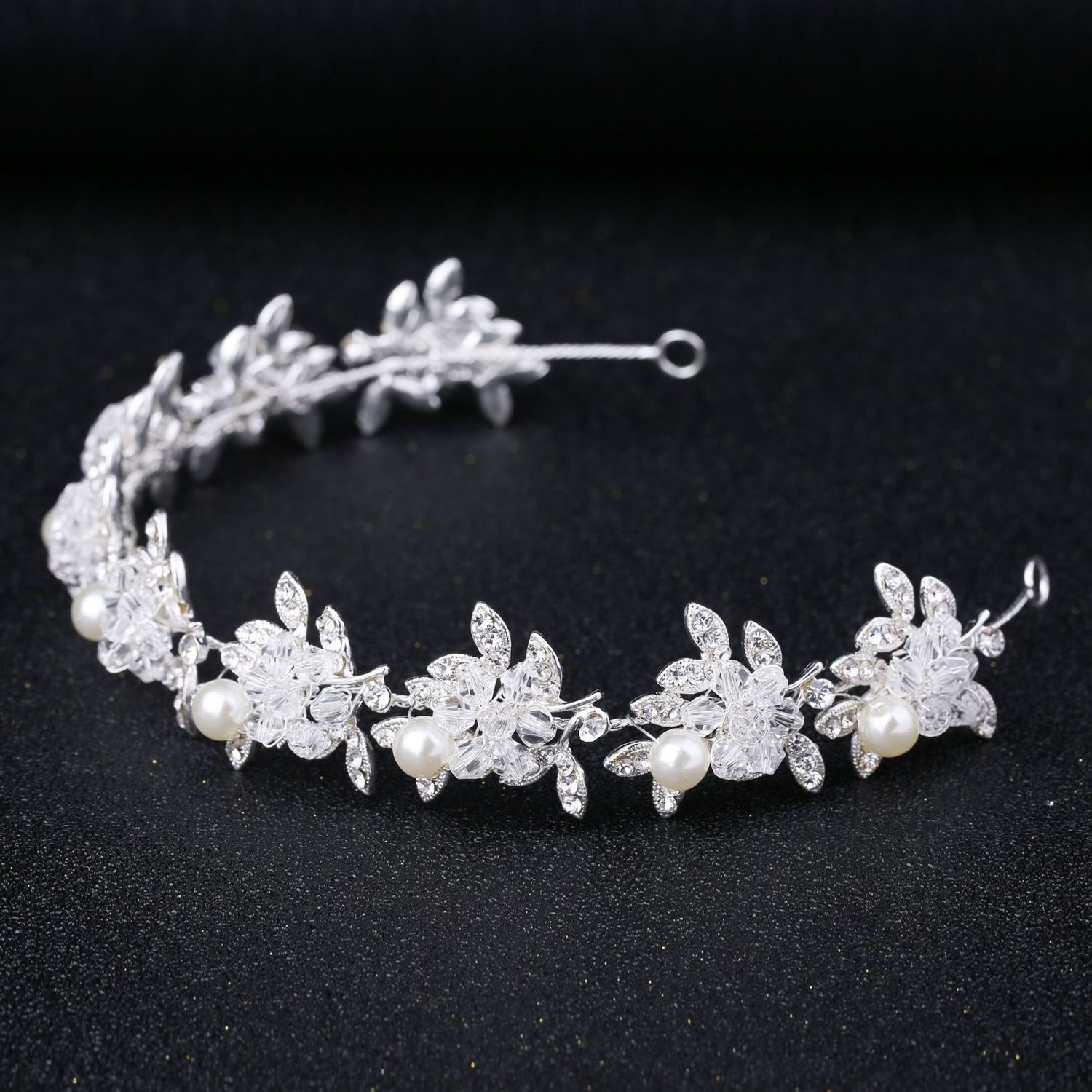 Expert Manual Crystal A String Of Beads Alloy Hair Hoop Hair Band Bride Wedding Dress Full Dress Match Headwear
Expert Manual Crystal A String Of Beads Alloy Hair Hoop Hair Band Bride Wedding Dress Full Dress Match Headwear