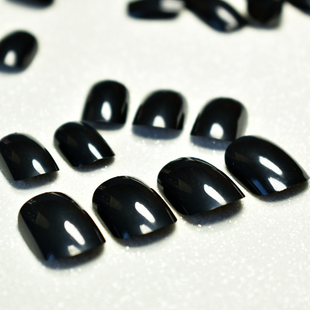 Hot 24 PCS Candy Classic Black Children Fake Nails Full Faux Ongles Short Oval Smooth Kids Artificial False Nails Nep Nagels, White
Hot 24 PCS Candy Classic Black Children Fake Nails Full Faux Ongles Short Oval Smooth Kids Artificial False Nails Nep Nagels, White