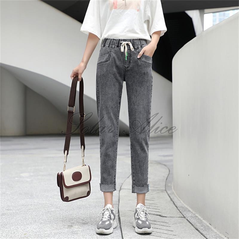Free Shipping for Women's Spring / Summer 2020 New High Waist Ankle Length Harlan Jeans High Waist Thin All-match Loose, Blue
Free Shipping for Women's Spring / Summer 2020 New High Waist Ankle Length Harlan Jeans High Waist Thin All-match Loose, Blue