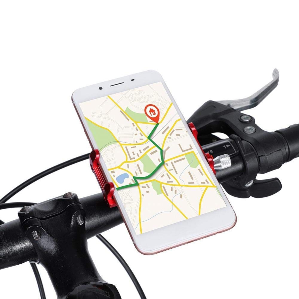Aluminum Alloy Bicycle Phone Holder Motorcycle Handlebar Mount for 3562quot Smart Phone for iPhone Xs Max Xr X 8 Samsung Xiao62534